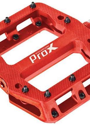 Педалі prox pro 26 нейлон, червоний (c-pe-0166)