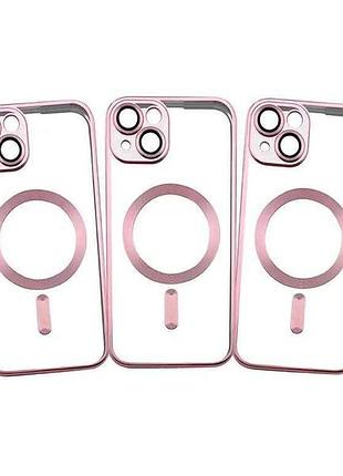 Накладка magsafe matte iphone full camera для 13 pink тм gerlax