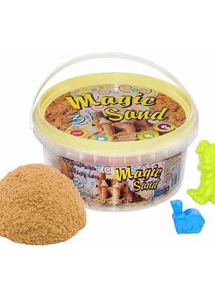 Кинетический песок magic sand классический в ведре 350г тм strateg