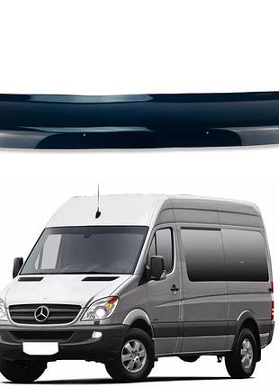 Дефлектор капота (мухобойка) для mercedes sprinter w906 2013-2018 коротка (defl)