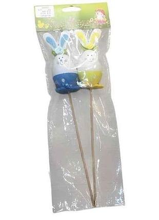 Декор великодній easter bunny 29х4см (2шт/уп) r40466 тм stenson