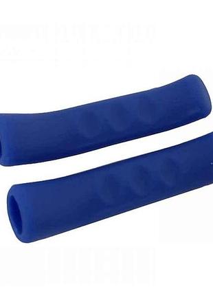 Силіконові накладки на гальмівні ручки кол. blue тм kelb.bike
