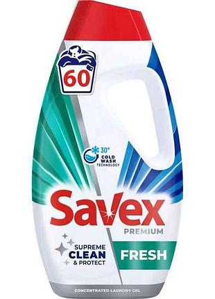 Гель для прання 2,7л концентрований premium fresh тм savex
