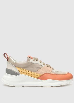 Жіночі шкіряні італійські кросівки santoni