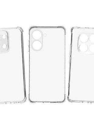 Накладка силикон redmi для note 15 5g прозрачный противоударный тм gerlax