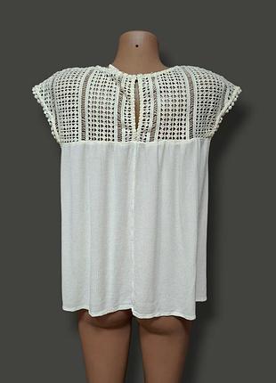 Женская молочная блуза h&amp;m 3