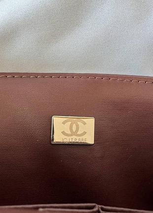 Жіноча сумка преміум classic 2.55 medium chocolate/silver 3