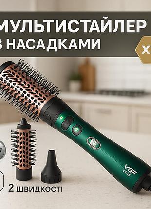 Крутящаяся щетка для укладки волос, щетка фен с крутящейся насадкой хорошая фен вращающаяся ul-42