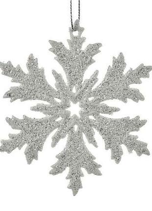 Фігурка-підвіска новорічна 10,5см snowflake r96212 тм stenson