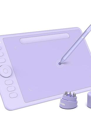 Графический планшет parblo intangbo s фиолетовый