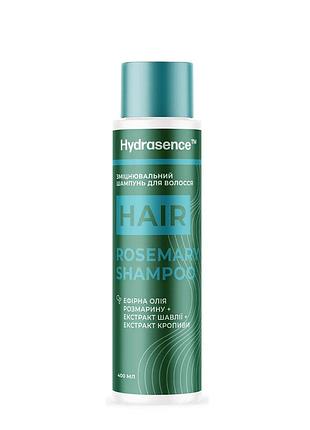 Шампунь для волосся зміцнювальний hydrasence з розмарином 400 мл daily skin care