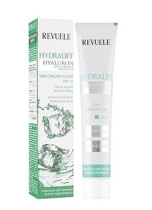 Крем флюид дневной для лица revuele hydralift hyaluron day cream fluid spf 15, 50 мл daily skin care