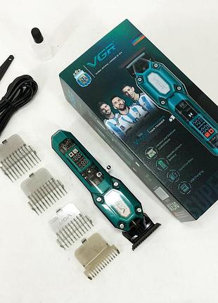 Многофункциональная машинка триммер для стрижки vgr v-900, машинка для стрижки с насадками беспроводная mo-57