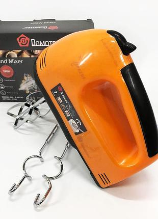 Миксер для перемешивания сыпучих смесей domotec r6633o 260 вт, миксер для кухонной работы pv-43