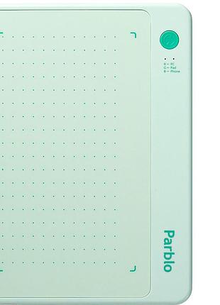 Графический планшет parblo ninos neo, зеленый