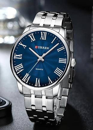 Curren 8422 silver-blue 4