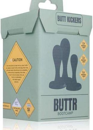 Анальные пробки набор - buttr butt kickers butt plug training set 3