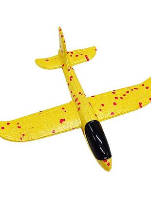 Детский метательный самолет-планер c28006(yellow) длина 26 см