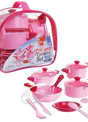 Игровой набор посуды cooking set юника 71757, 25 предметов
