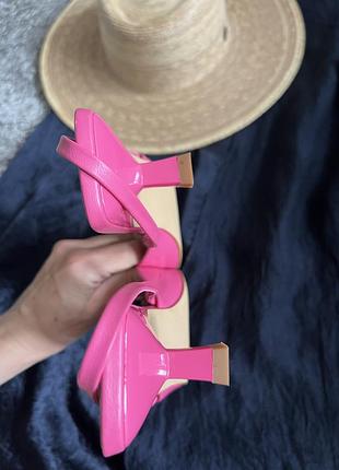 Святкові 🌟💛 primark 39 туфлі слінгбеки рожеві 4