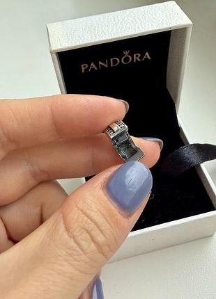Шарм для pandora браслету кліпса срібна 2