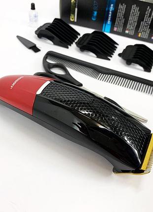 Перукарська дротова машинка для стрижки gemei gm-807, потужна машинка для стрижки вдома vw-50