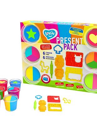 Набор для лепки с тестом "present pack" lovin 41222
