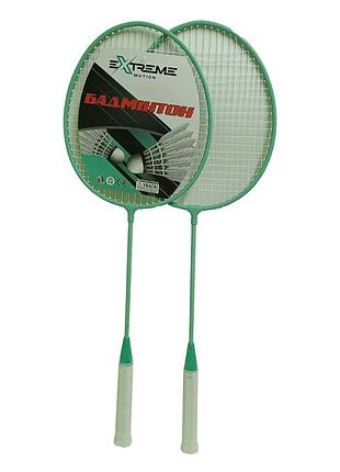 Набір бадмінтону bd24188(green) 2 ракетки, в сумці