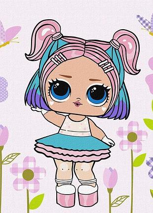 Картина за номерами "l.o.l. surprise! hiphop4lyfe candyqt" kho1104, 40х40 см