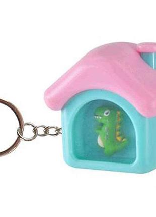 Брелок домик со светом 4,5см динозавр арт.k7916 тм 7toys