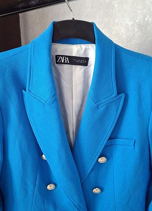 Голубой пиджак от zara 3