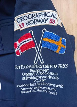 Куртка-анорак мужская из материала софтшелл (softshell) от французского бренда geographical norway 5