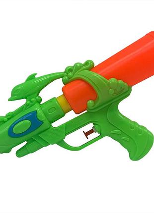 Детский водяной пистолет mr 0293(green-orange) размер средний 27 см