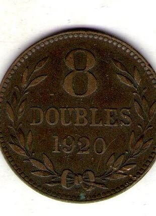Гернси георг v 8 дублей 1914 - 1949 бронза, 9.7g, ø 31.7mm no4011