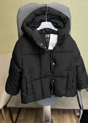 Куртка на дівчинку, zara, пуховик, екопух розмір 120