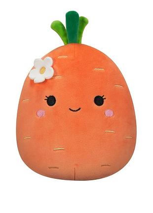 Мягкая игрушка морковка каролина squishmallows sqer00909, 13 см