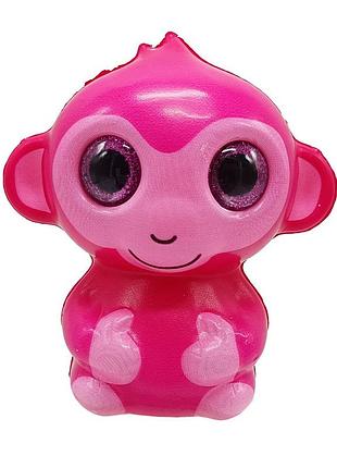 Дитяча іграшка-антистрес тварини ms 3759 (pink) розмір 7 см