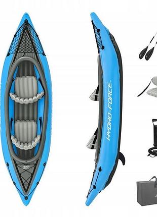 Надувная лодка-каяк cove champion x2 65131, 331 x 88 см
