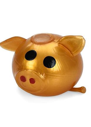 Дитяча іграшка антистрес липучка-лизун ms 4701(gold) розмір 8 см
