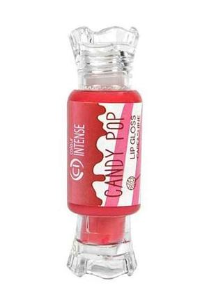 Блеск д/губ g328 candy pop 01 клубника тм colour intense