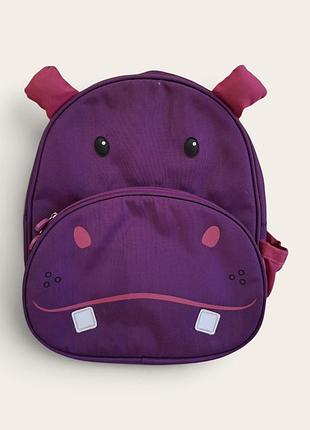 Дитячий дошкільний рюкзак бегемотик hippo