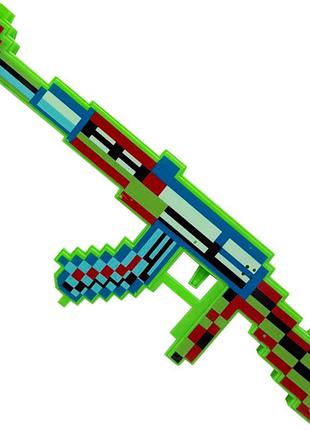 Детская игрушка автомат "minecraft" mсr-a(green) световые и звуковые эффекты