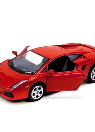 Колекційна машинка "lamborghini gallardo" kt5098w(red) масштаб 1:42