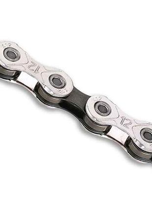 Ланцюг для велосипеда x12 silver/black 126 ланок тм колесо