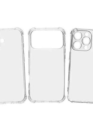 Накладка силікон iphone для xr прозорий протиударний тм gerlax