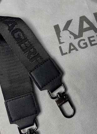 Мужская сумка karl lagerfeld (белая) 6