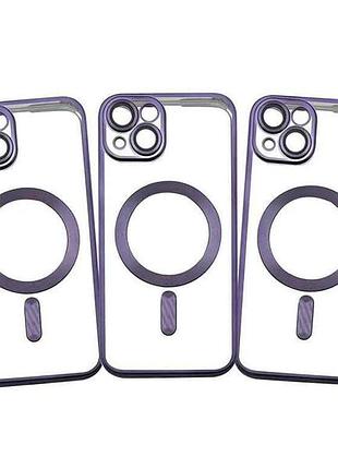 Накладка magsafe matte iphone full camera для 13 purple тм gerlax