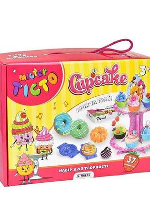 Набор для творчества мистер тесто cupcake на украинском языке 41016 тм strateg