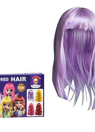 Детский набор аксессуаров "colored hair" c2008 парик 34 см, расческа