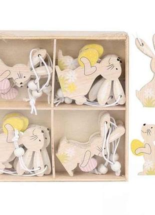 Фігура великодня підвіска easter bunny 12шт/уп 13*13см r33812 тм stenson